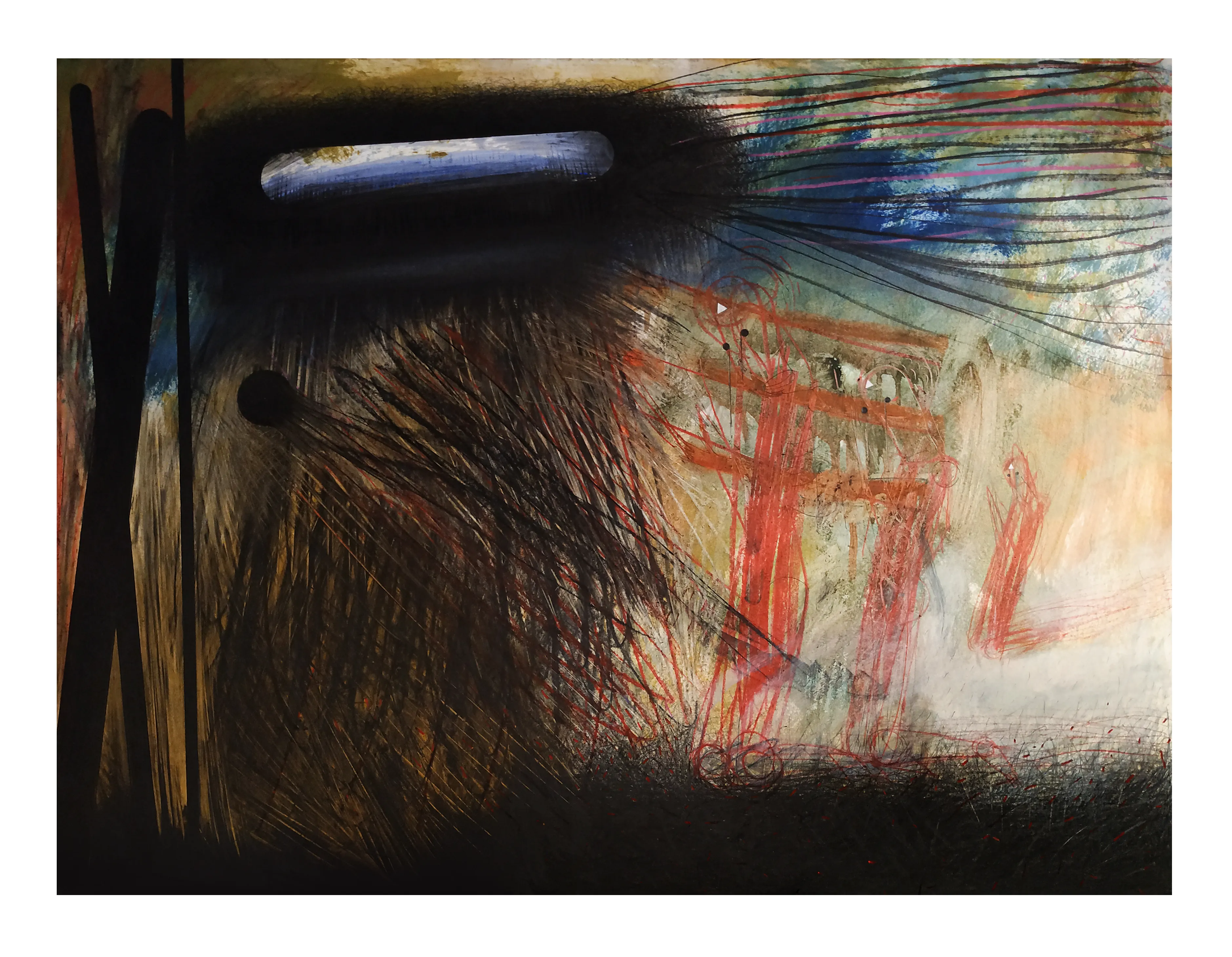 Зображення "Камінь 19" від євген григор'єв, матеріали: папір, графіт, олія, кольорові олівці, медіум: Графіка, місто: Львів, серія: "Камені у кишенях"