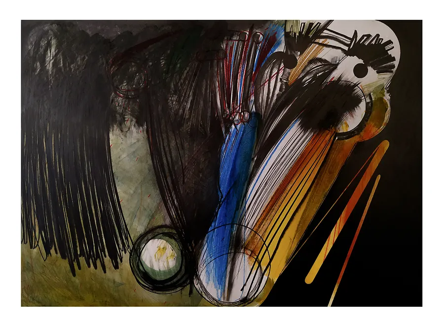 Зображення "Камінь 18" від євген григор'єв, матеріали: папір, графіт, олія, кольорові олівці, медіум: Графіка, місто: Львів, серія: "Камені у кишенях", ціна: €500