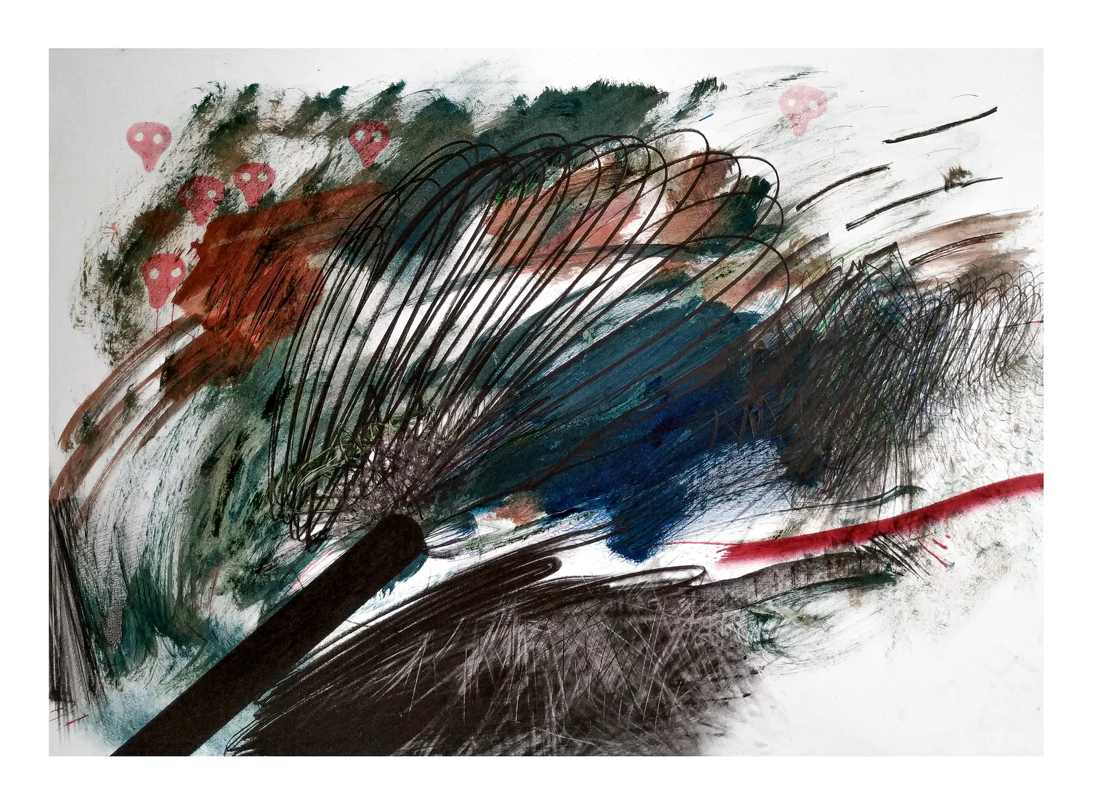 Зображення "Камінь 12" від євген григор'єв, матеріали: папір, графіт, олія, кольорові олівці, медіум: Графіка, місто: Львів, серія: "Камені у кишенях", ціна: €500