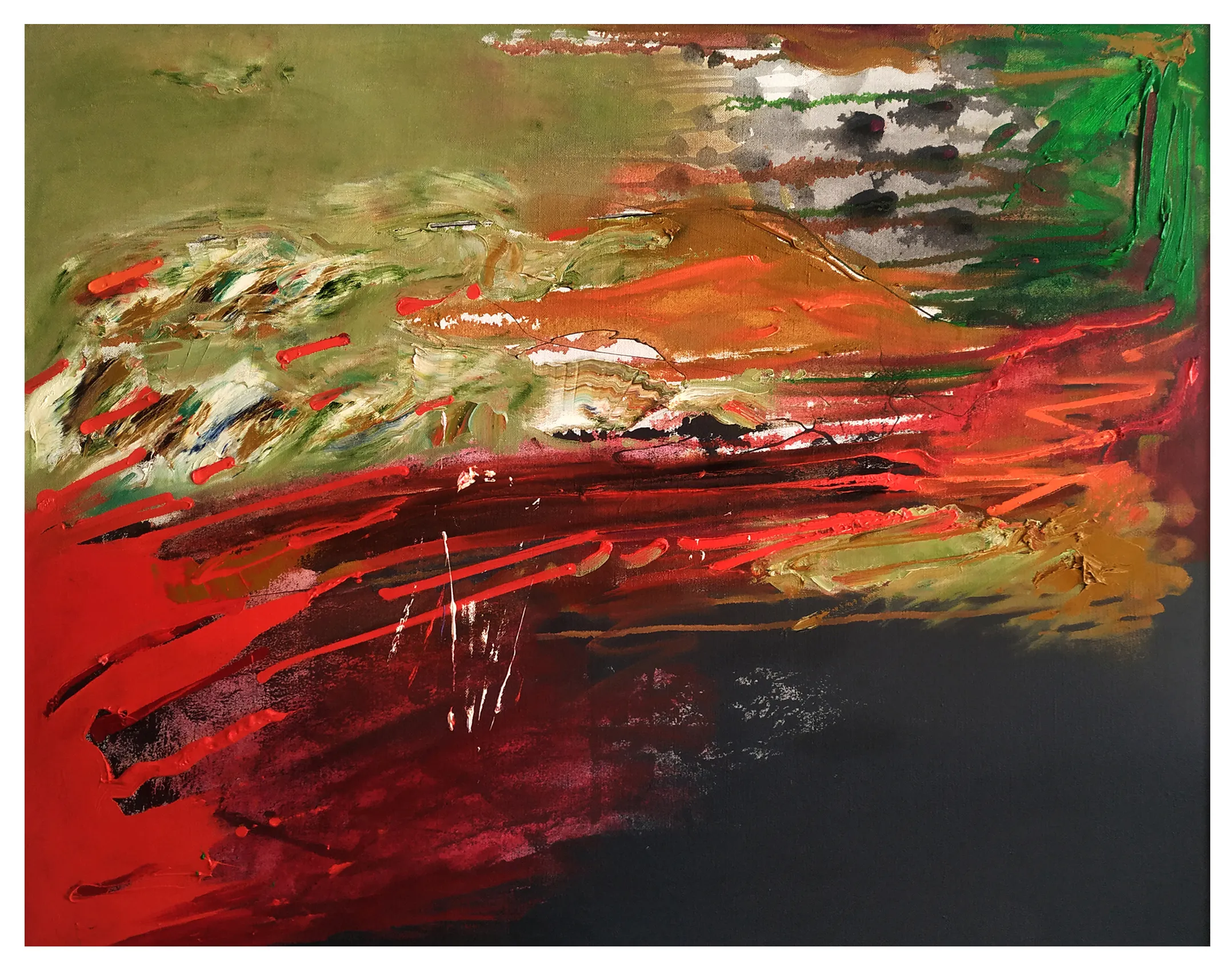 Зображення "пейзаж 1" від євген григор'єв, медіум: Живопис, місто: Львів, серія: "Левітація"