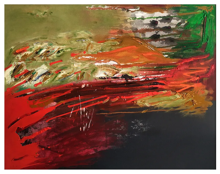 Зображення "пейзаж 1" від євген григор'єв, медіум: Живопис, місто: Львів, серія: "Левітація"