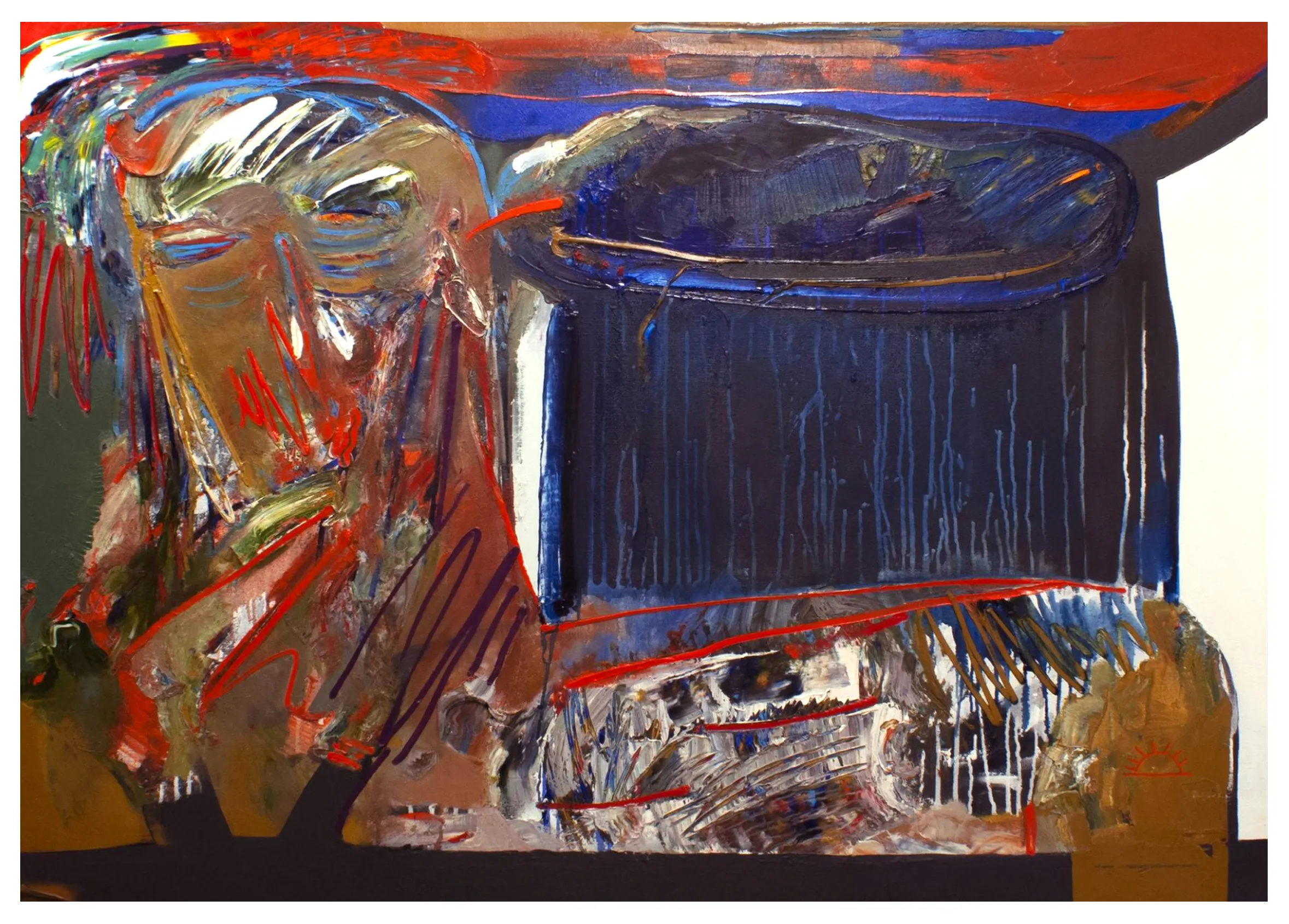 Зображення "дощовий день" від євген григор'єв, матеріали: Полотно, олія, медіум: Живопис, місто: Львов, серія: "Левітація", ціна: €900