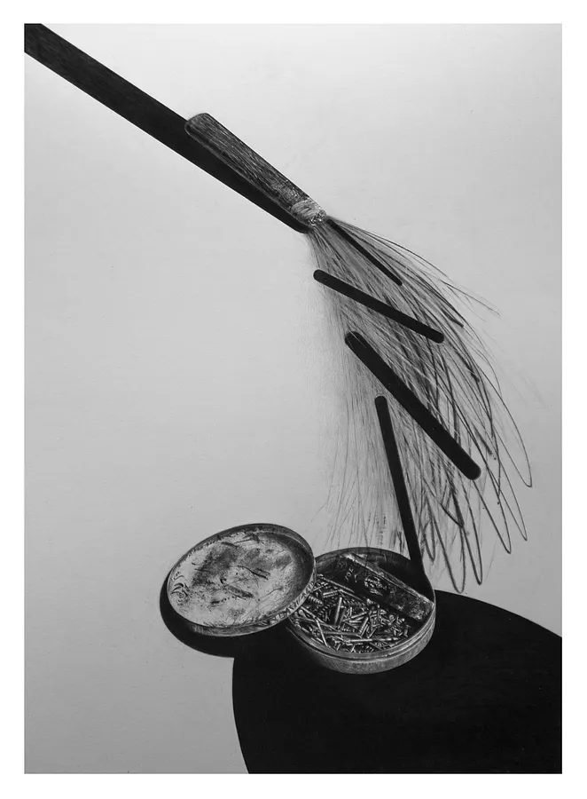 Зображення "Зламаний молоток і цвяхи" від євген григор'єв, медіум: Графіка, місто: Львів, серія: "Підмети і присудки", ціна: €500