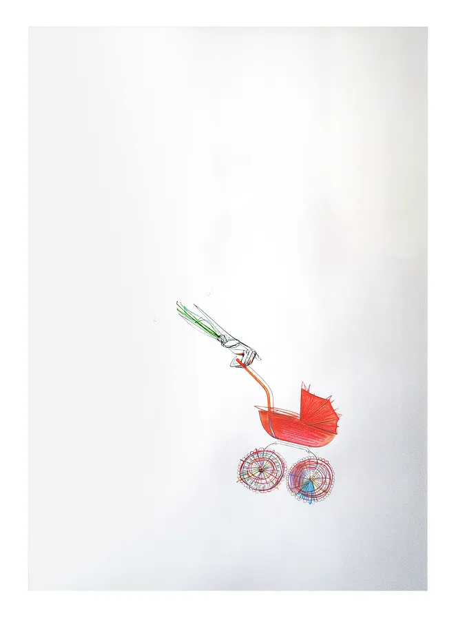 Зображення "Людство" від євген григор'єв, матеріали: папір, графіт, кольорові олівці, медіум: Графіка, місто: Львів, серія: "Приземлення", ціна: €700