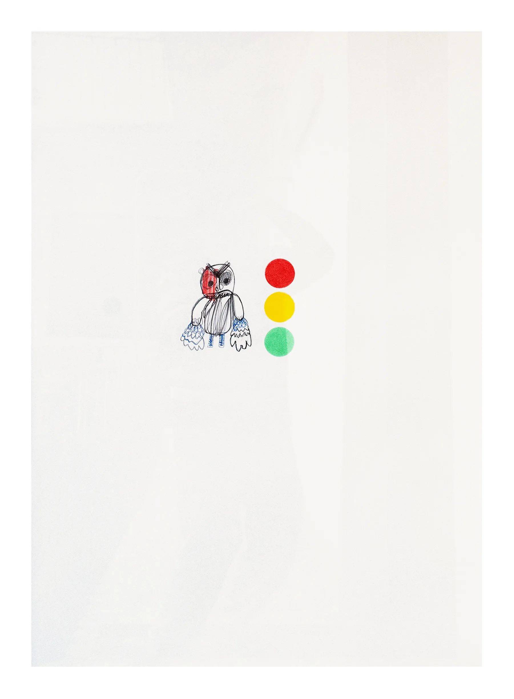 Зображення "Human traffic 2" від євген григор'єв, матеріали: папір, графіт, кольорові олівці, медіум: Графіка, місто: Львів, серія: "Приземлення"